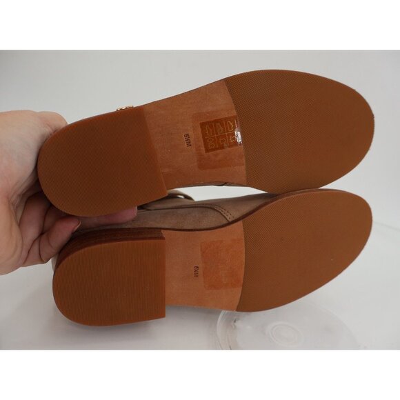 Tory Burch Women's Brooke Booties Size 5.5 Beige Suede Block Heel Boot - Picture 10 of 14